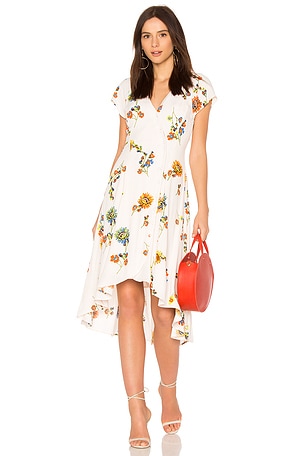 Free People Lost In You Midi Dress in White REVOLVE