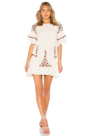 free people pavlo embroidered dress Free People Pavlo Dress in Ivory