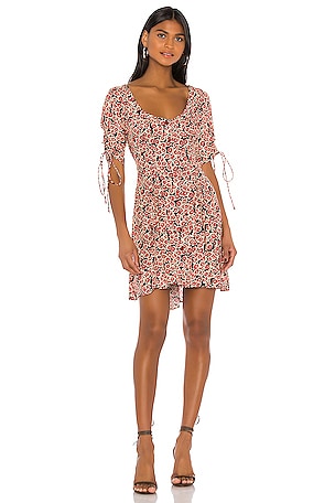 Free People Laced Up Mini Dress in Black Combo | REVOLVE