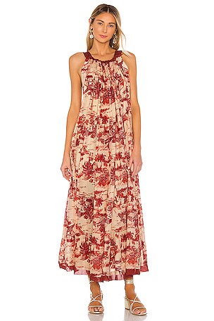 knee length dresses for ladies FREE PEOPLE Adriel Midi Dress