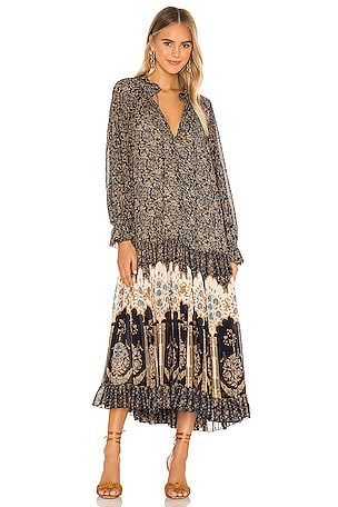 knee length dresses for ladies Free People Cecelia Midi Dress  Shol's boutique