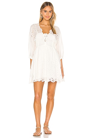 Free People Lottie Dress in Ivory | REVOLVE