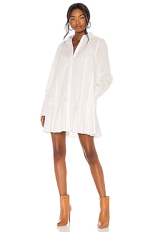 short dress and leggings Corseted short crêpe dress paired with tulle embroidered leggings