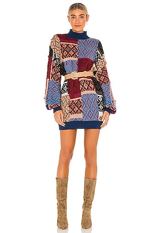 ROBE PATCHED ARGYLE Free People