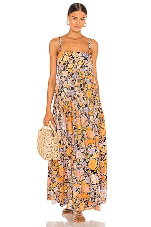 Free People Park Slope Maxi Dress in Dark Combo | REVOLVE