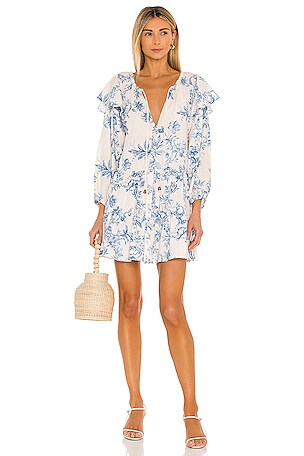 Free People Sunbaked Swing Dress in Tea Combo | REVOLVE
