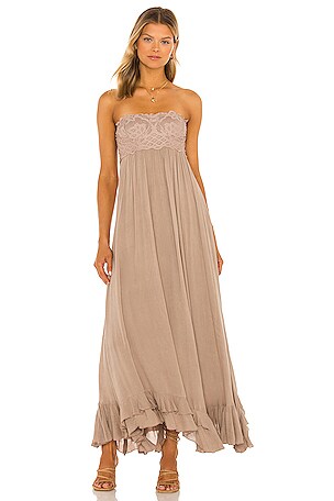 white christmas dresses Free People Black Adella Maxi Slip Dress main image 1