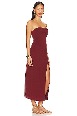 Free People Hayley Midi in Burgundy