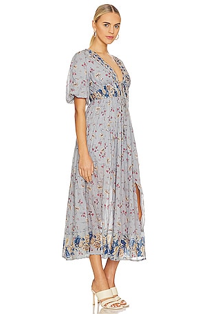 Free People Lysette Maxi Dress in Baby Blue