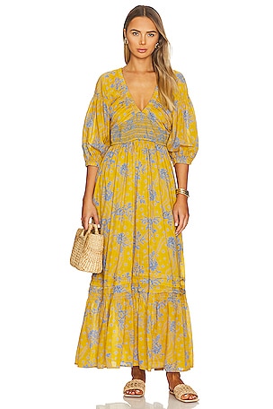 House of Harlow 1960 x REVOLVE Grivas Caftan in Golden Yellow