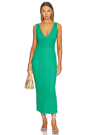 Free People Lyla Midi Dress in Golf Green | REVOLVE Free People Lyla Midi Dress in Golf Green | REVOLVE