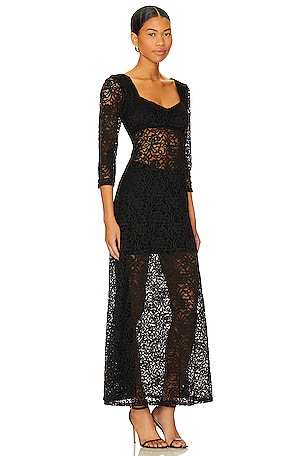 Free People x Revolve Adored Maxi in Black
