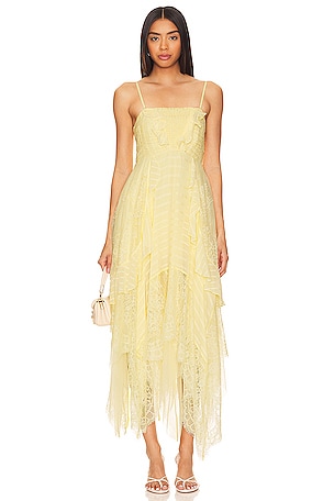 Sheer Bliss Maxi Dress In Anise FlowerFree People$198