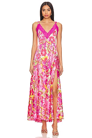 All A Bloom Maxi Dress In Neon Pop ComboFree People$128