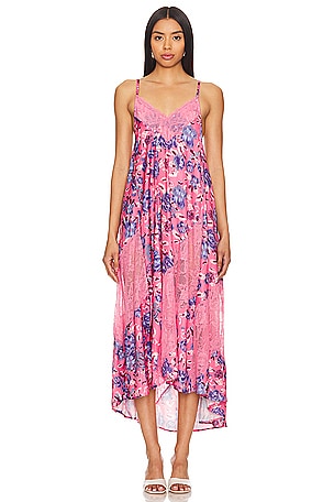 X Intimately FP First Date Printed Maxi Slip Free People