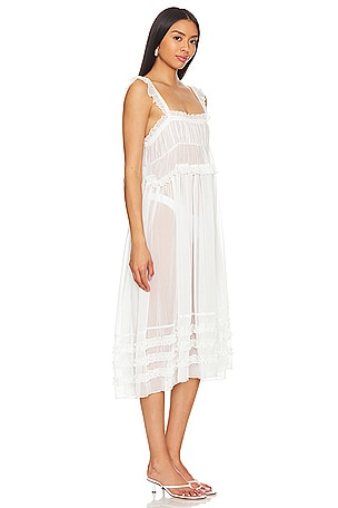 Free People X Intimately FP Moon Phase Midi in White