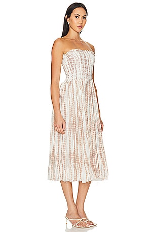 Free People Ravenna Printed Maxi in Beige