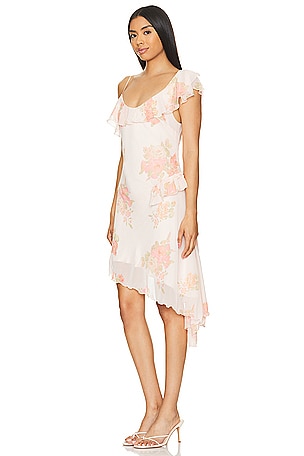 Free People x REVOLVE Alma Midi Dress in Ivory