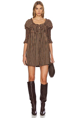 Star Dip Mini Dress Free People