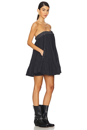 Free People x REVOLVE Bay Breeze Mini Dress in Black