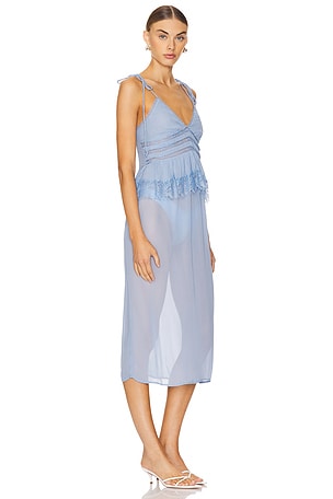 Free People x Intimately FP x Revolve Kiki Slip in Baby Blue