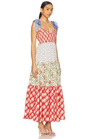 Free People Bluebell Maxi Dress in Red