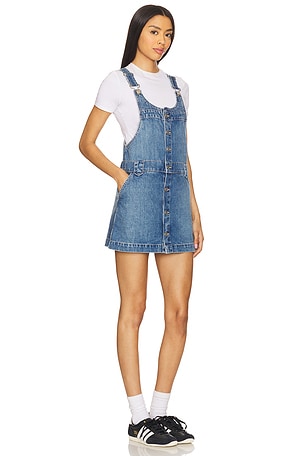 Free People x We The Free Edie Denim Skirtall in Blue