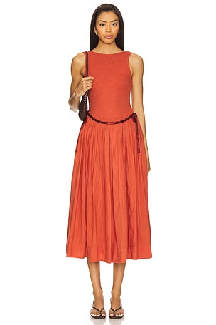 Nightingale Solid Midi Dress Free People