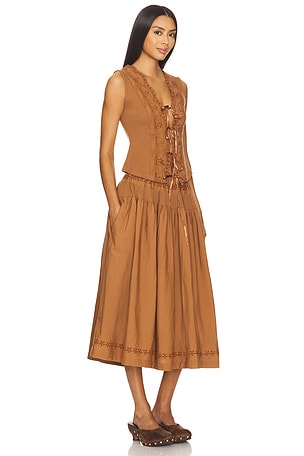Free People Gesibelle Set in Brown
