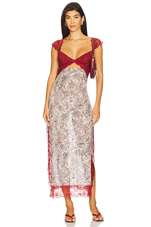 x Intimately Suddenly Fine Maxi Slip In Birch Combo Free People
