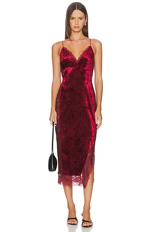 Raise A Toast Midi Slip Dress Free People