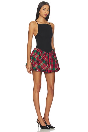 Free People ROBE COURTE TenSEL KISS en Noir