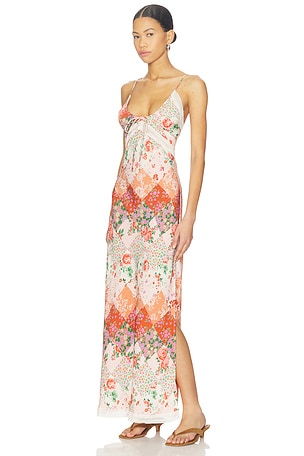 Free People Daisy Fields Maxi Dress in Pink