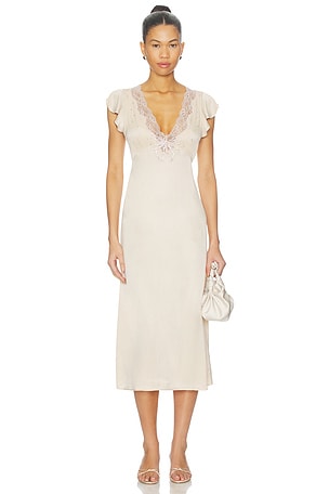 Tied With Joy Midi Dress Free People