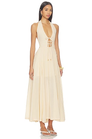 Free People x free-est Angel Maxi Dress In Buttercream in Cream