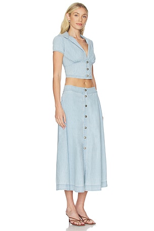 Free People Easy Does It Set in Blue