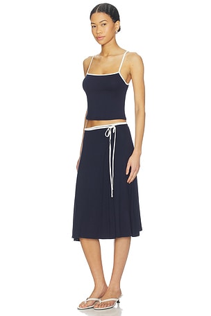 Free People x free-est Opal Skirt Set In Navy Combo in Navy