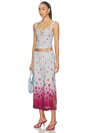 Free People Of The Season Set in Slate,Burgundy