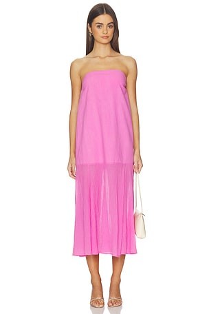 x free-est Sabeen Tube Midi Dress Free People
