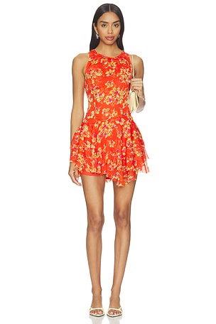 Raven Printed Mini Dress Free People