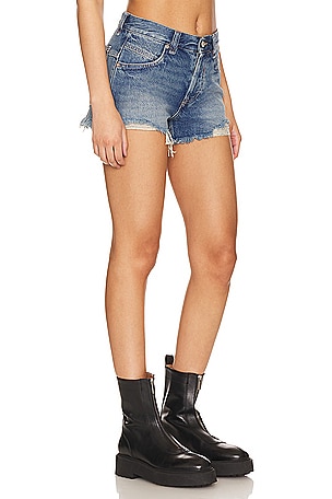 Free People x We The Free Now Or Never Denim Short in Denim-Medium
