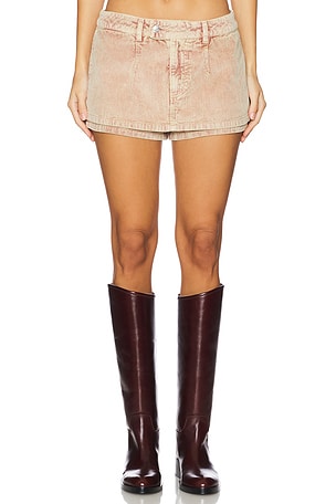 Galivanting Cord Skort Free People