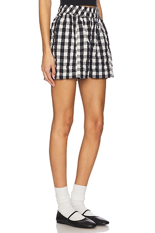 Free People Get Free Seersucker Pull On in Black,White. Size XS. Also