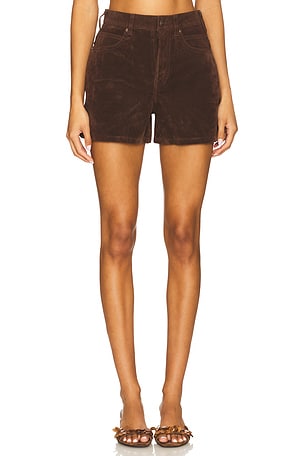 x We The Free Tippi Faux Suede Short In Chicory Coffee Free People