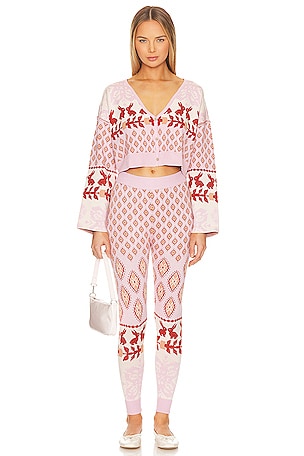 x Intimately FP Snow Bunny Set In Candy Combo Free People