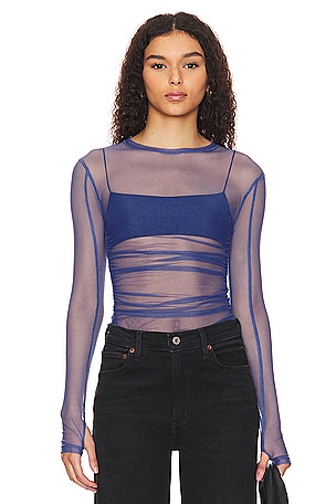 x Intimately FP Last Layer Long Sleeve In Fjord Free People