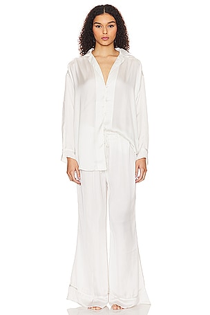 x Intimately FP Dreamy Days Solid Pj In Ivory Free People