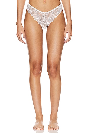 Suddenly Fine Thong In Ivory Free People