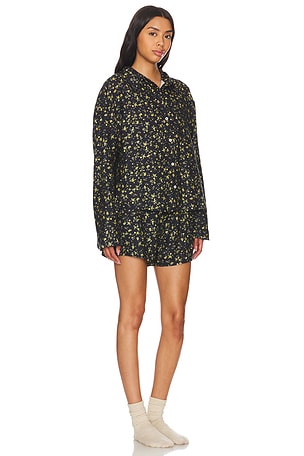 Free People x Intimately FP Early Morning Sleep Set in Black. Size XS. Also