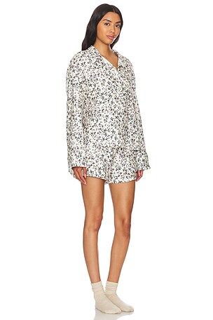 Free People x Intimately FP Early Morning Sleep Set in Ivory
